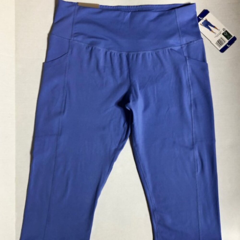 32 Degrees Cool Women's Soft Active Capri Legging Pants, Lolite Purple - Picture 5 of 5